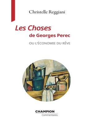 cover image of Les Choses de Georges Perec